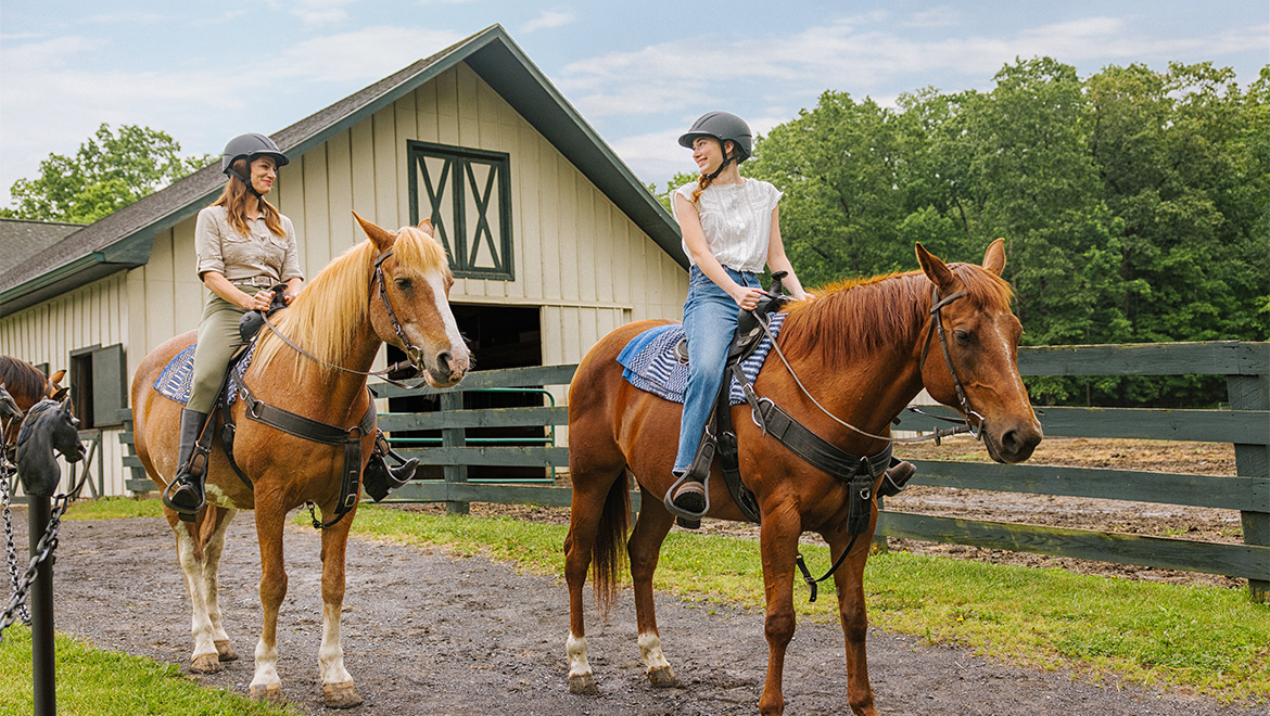 horse back riding