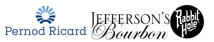 Pernod Ricard, Jefferson's Bourbon and Rabbit Hole logo train