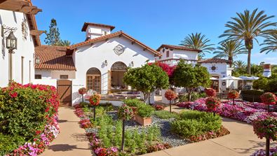 spa courtyard