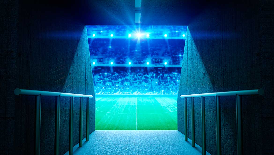 Decorative image - football stadium