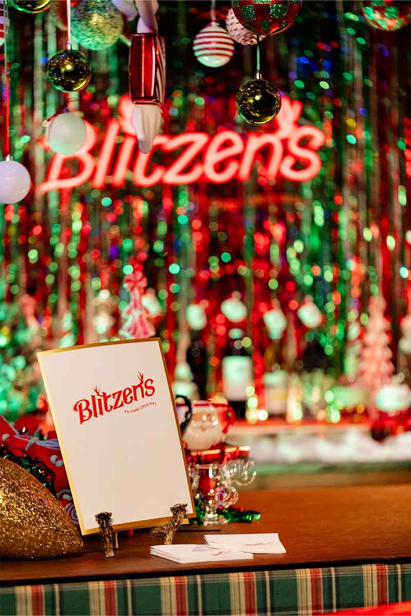 Blitzen's menu