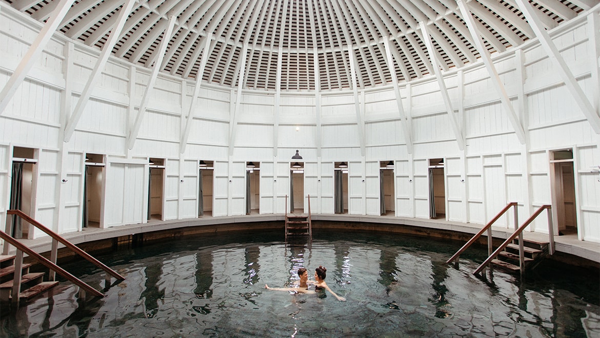 Hot springs at Omni Homestead