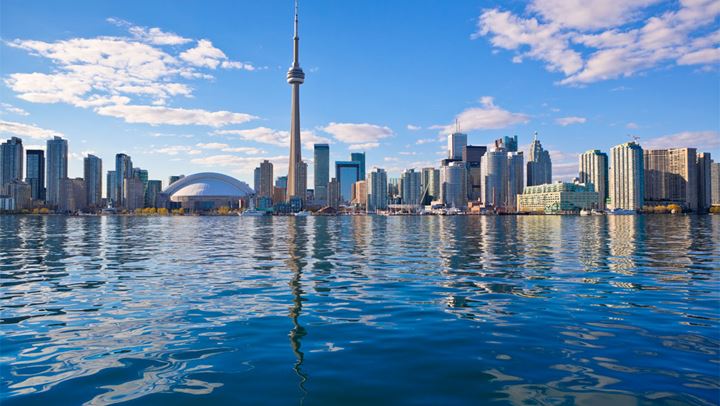 Toronto city skyline