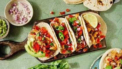 Platter of tacos
