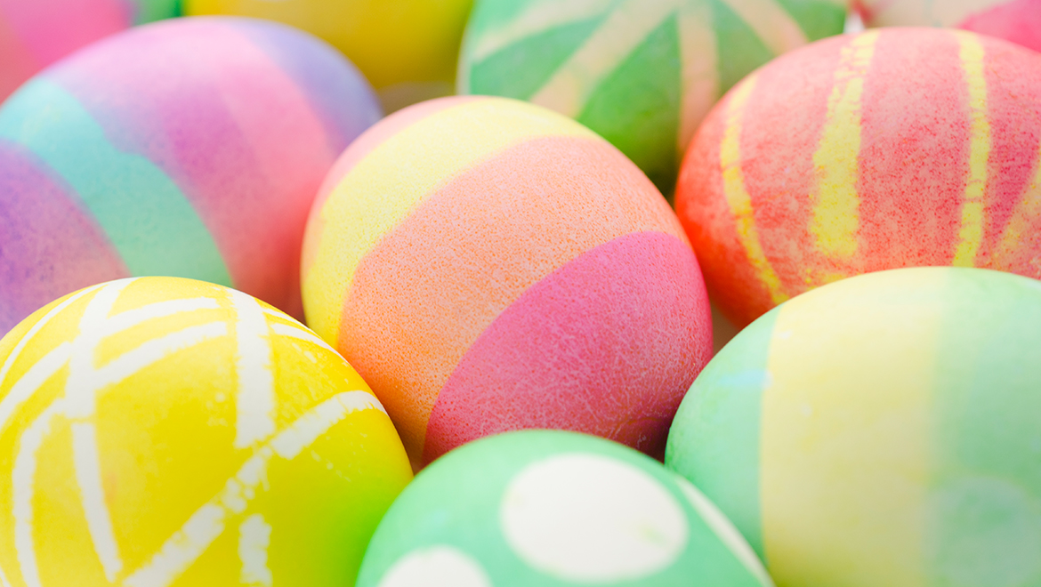 Easter Eggs Colorful Paint