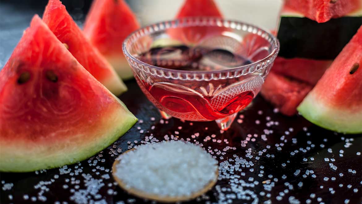 Watermelon hand scrub