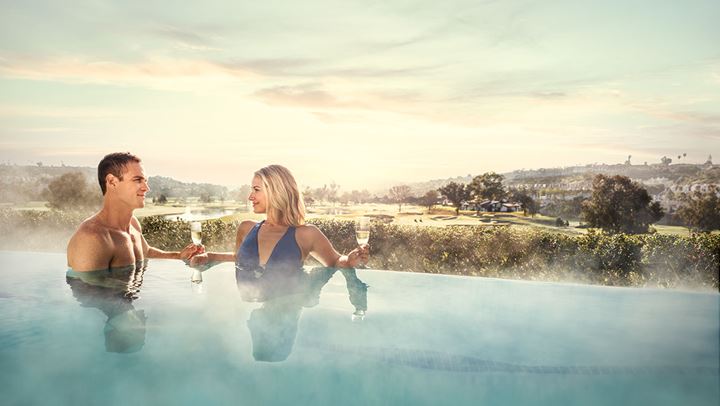 Couple relaxing