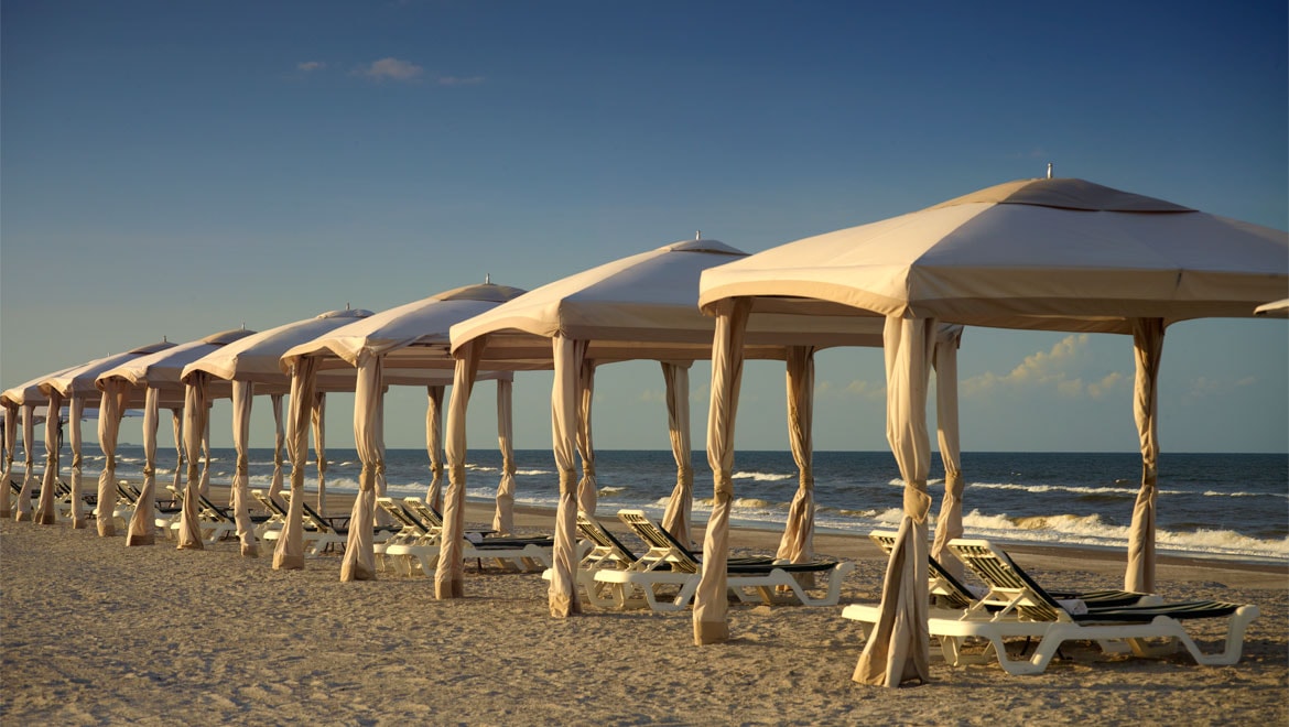 Amelia Island Beach Cabanas
