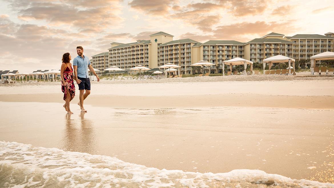 Beach Couple Omni Amelia Island Resort
