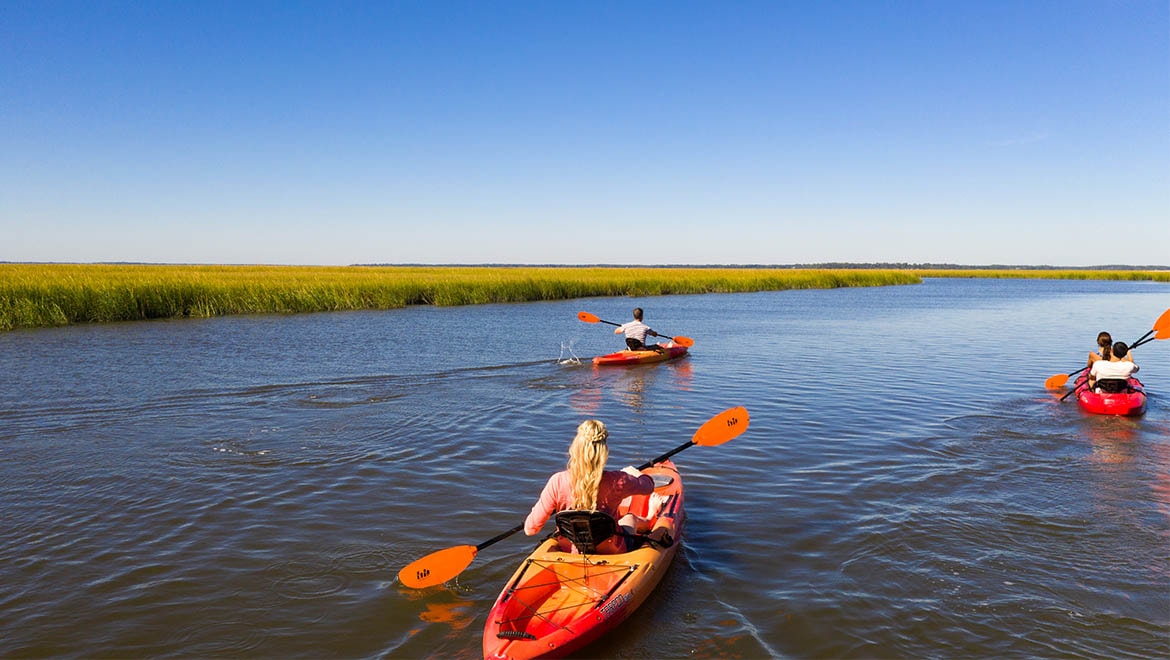 Kayaking at Omni Amelia Island Plantation Resort Kayaking at Omni Amelia Island Plantation Resort