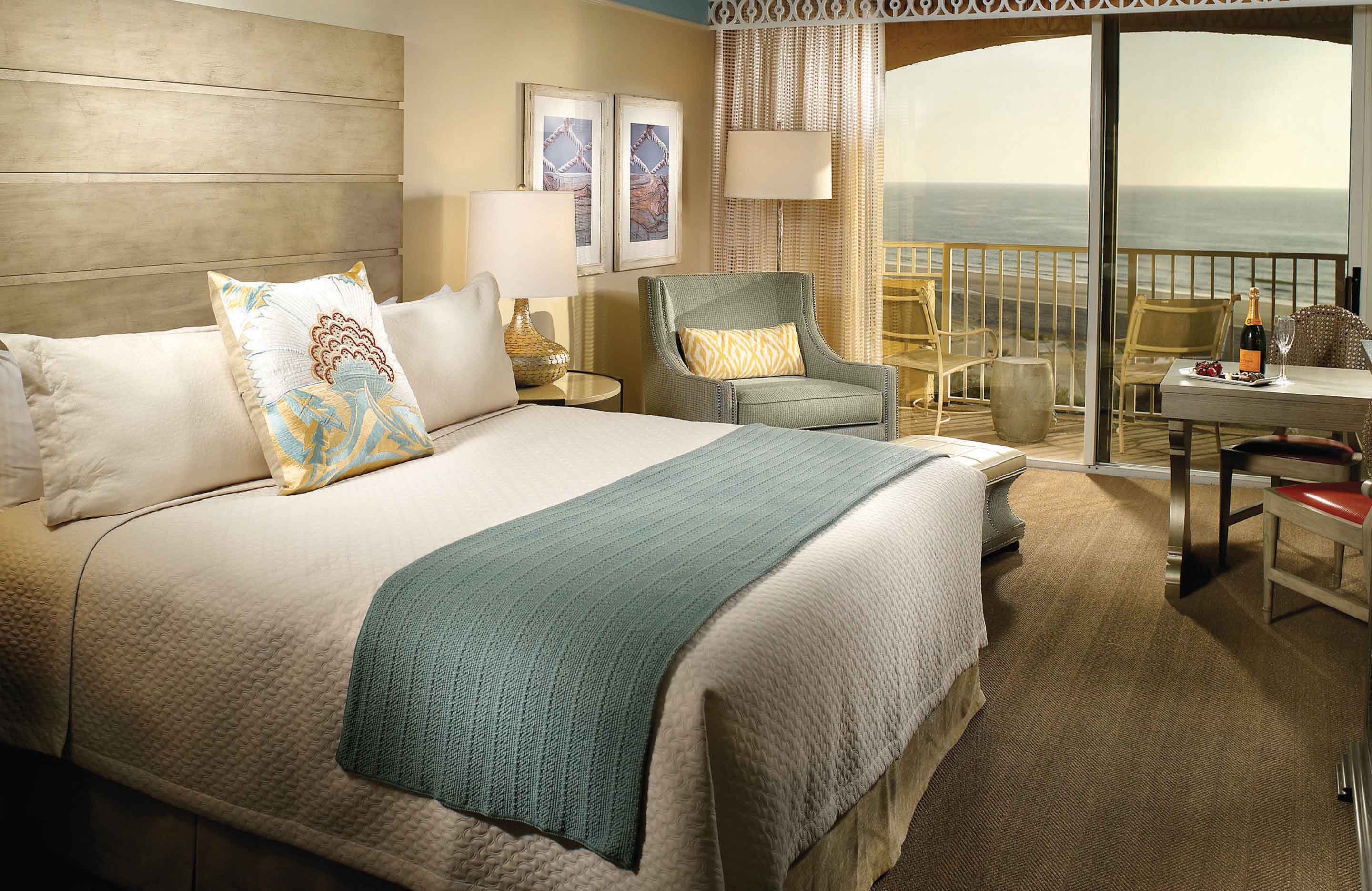 King room with ocean view.