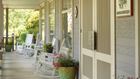 porch with rocking chairs