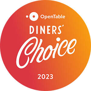 Open Table Diners' choice award 2023