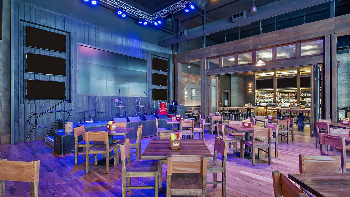 Barlines stage and dance floor- Omni Nashville