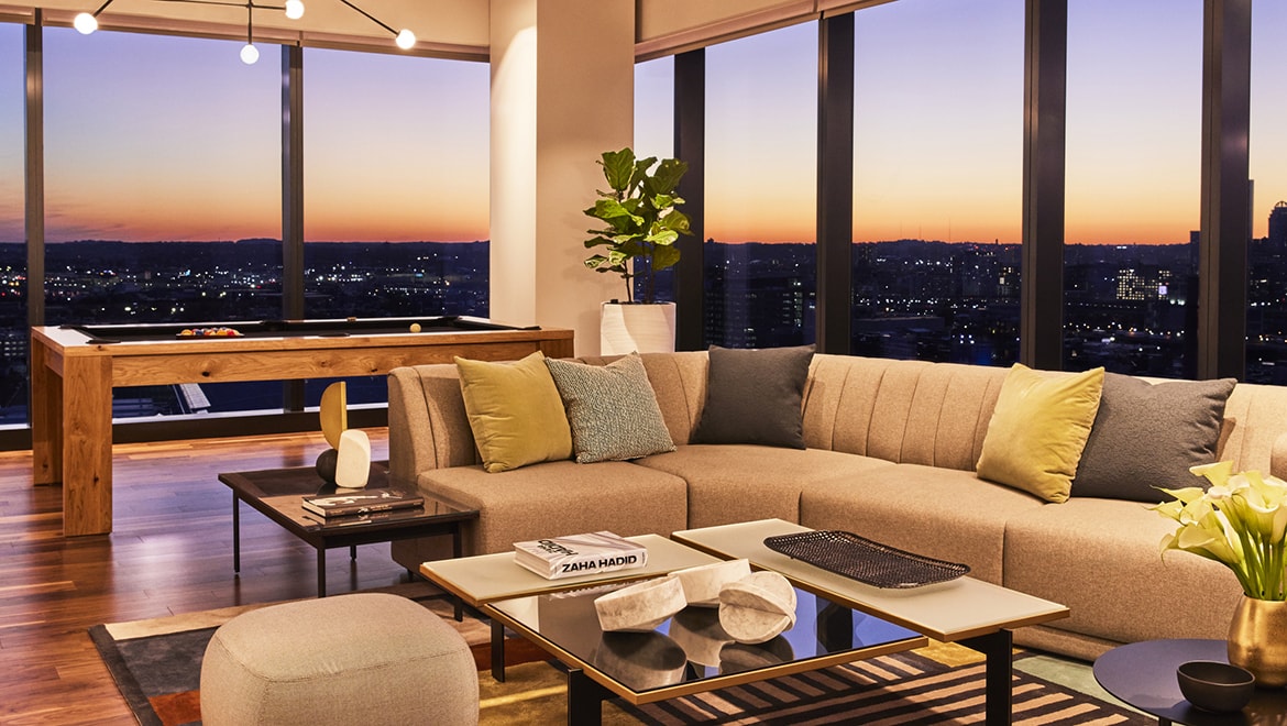 Suite living room.