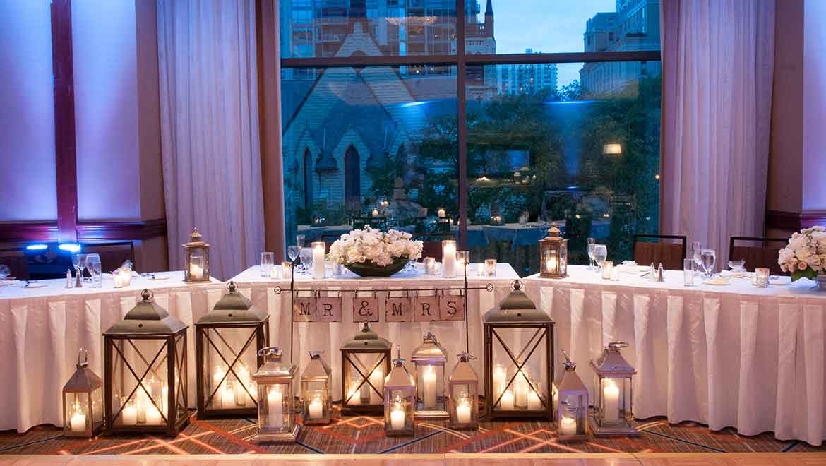 Wedding Reception Head Table