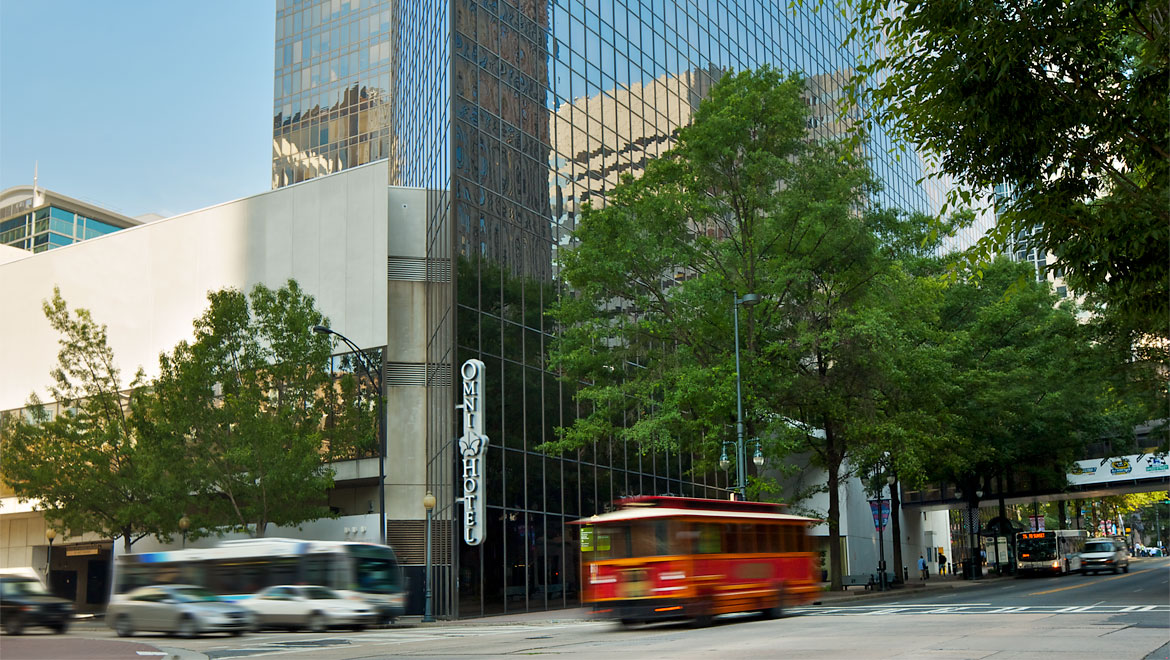 Omni Charlotte hotel exterior