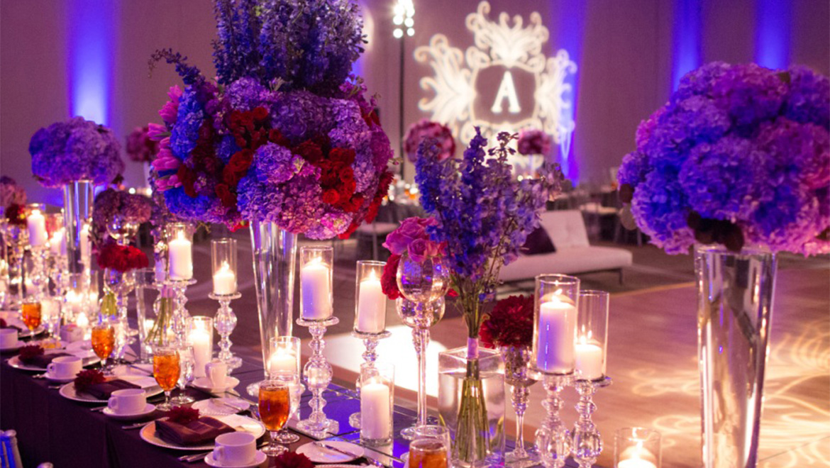 ballroom tablescape