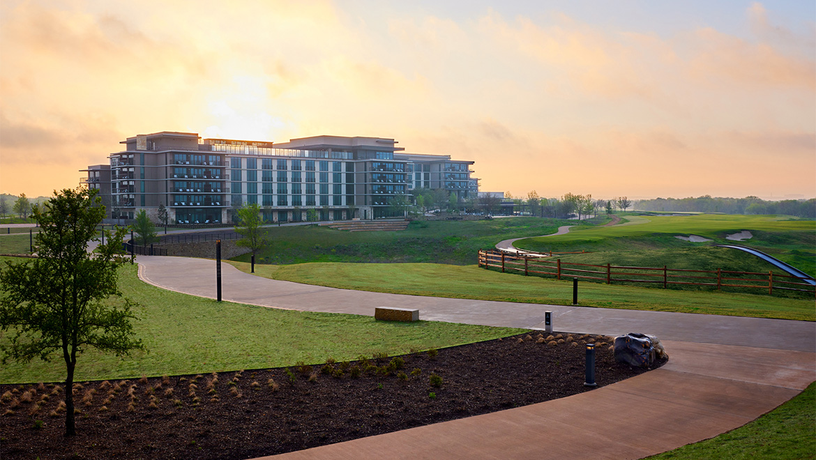  Exterior of resort