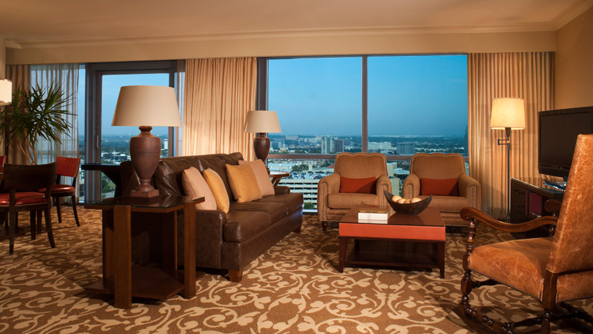 Hospitality suite at Omni Fort Worth Hotel