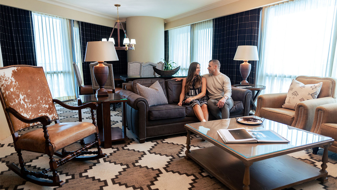 Couple in suite