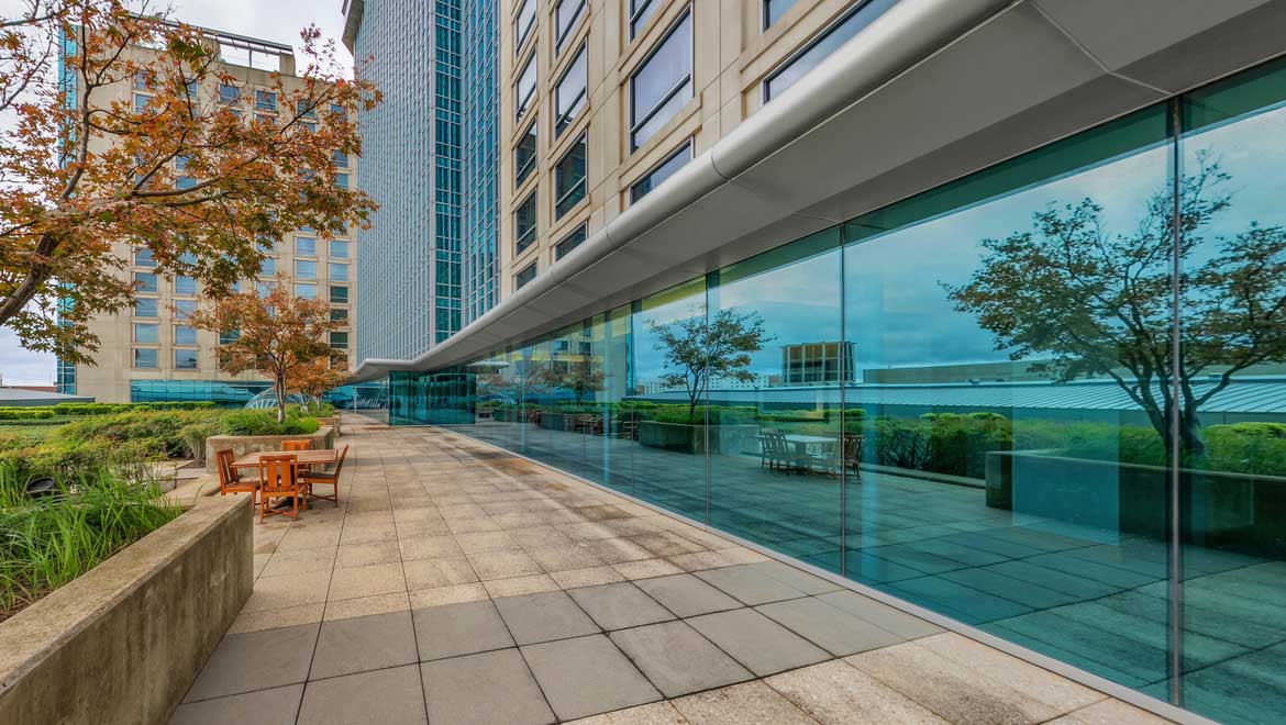 Outdoor terrace space