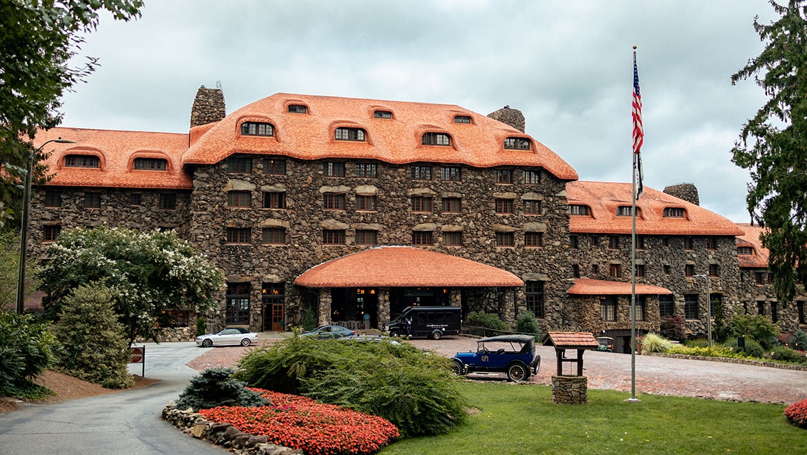Hotel exterior.