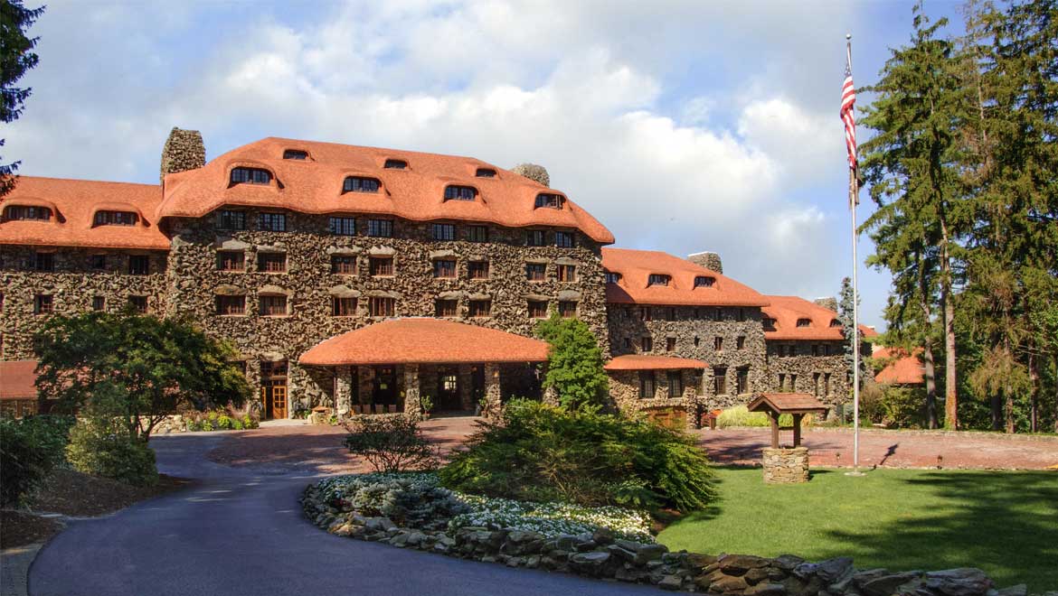 hotel exterior in daylight
