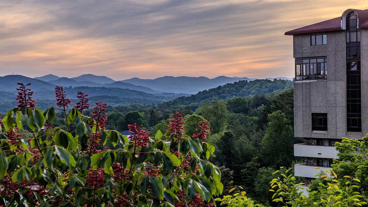 Scenic view of mountains
