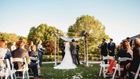 Outdoor wedding ceremony