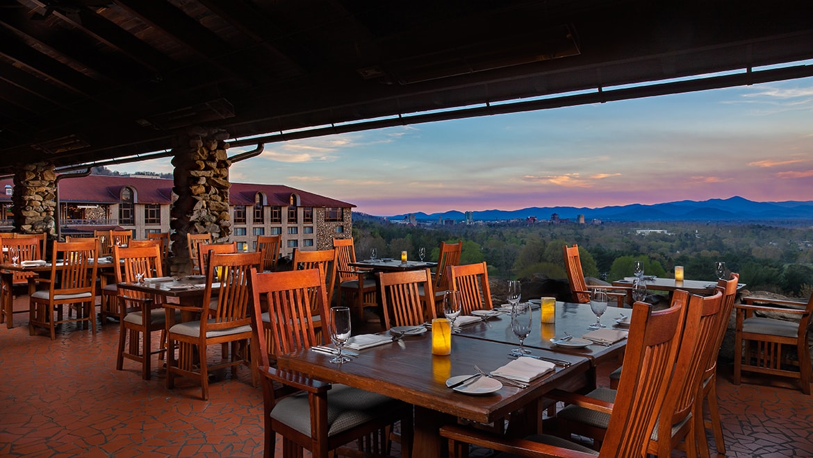Terrace dining