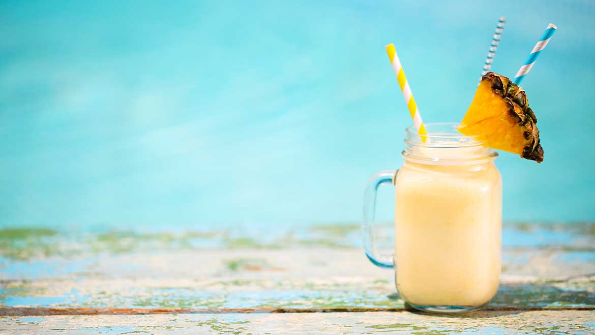 pineapple milkshake