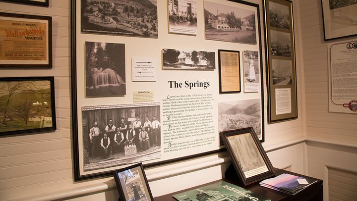 Historical society display