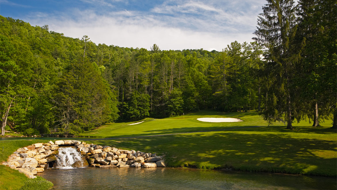 Cascades golf course at Homestead Resort 