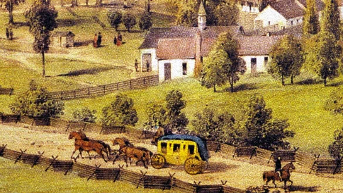 Historic Drawing of Resort