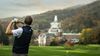Man golfing 