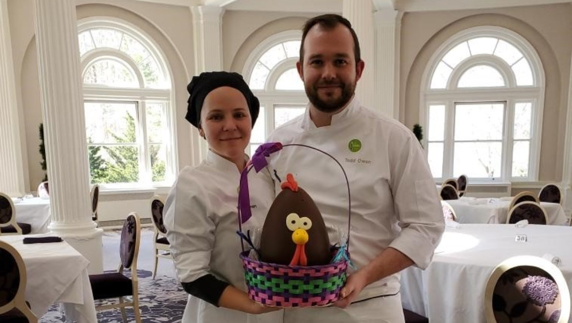 Resort Chefs with desert creation