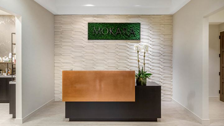 Reception desk.