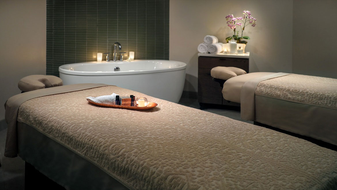 Couples massage room