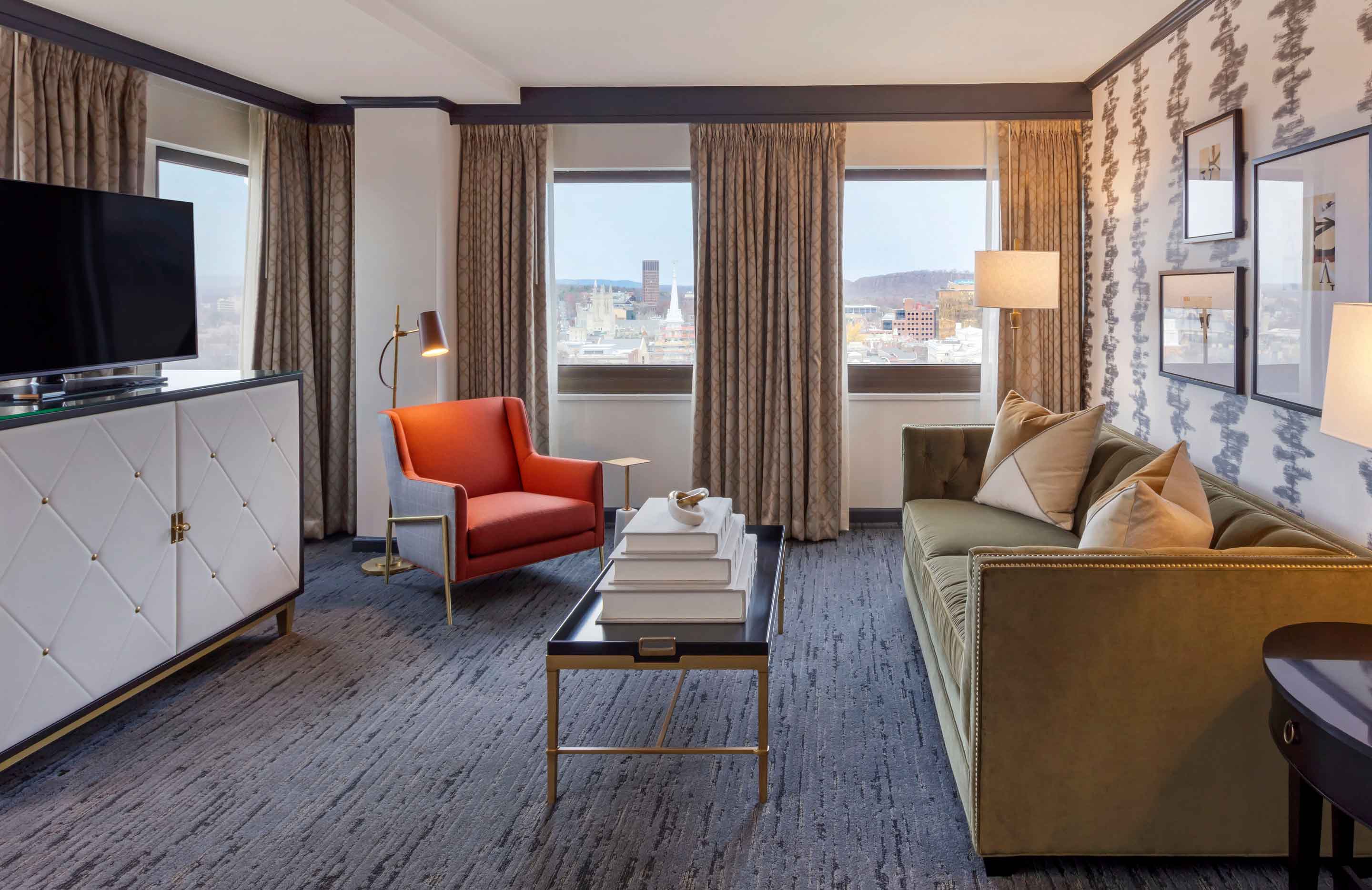 Living room of suite