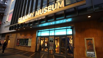 Grammy Museum entrance.
