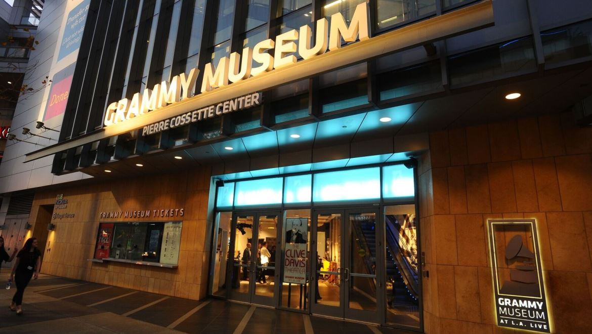 Grammy Museum entrance.