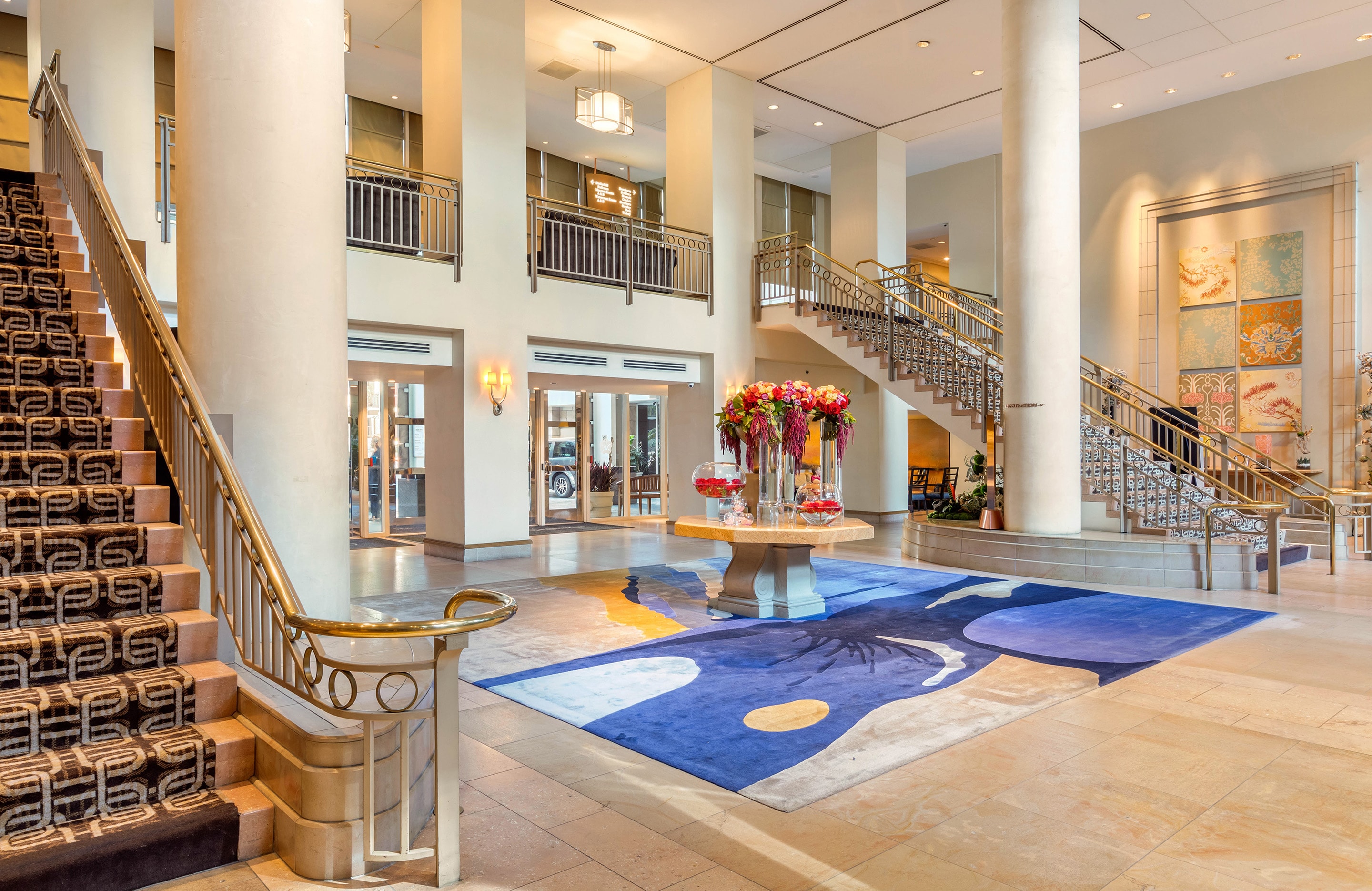 Hotel entrance interior