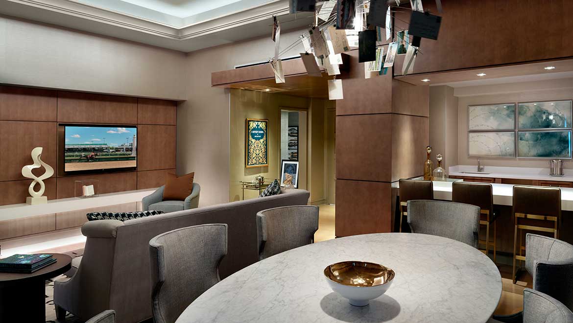 Suite dining area.