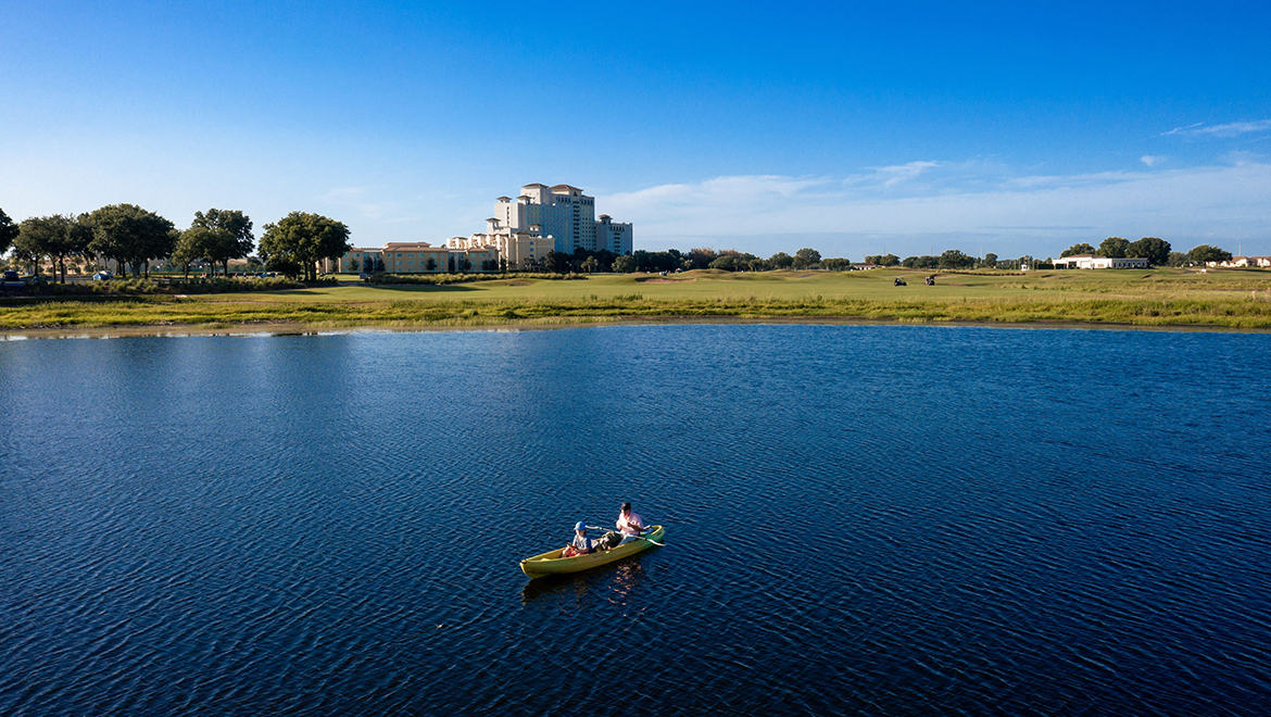 Kayaking at Omni Orlando Resort at ChampionsGate
