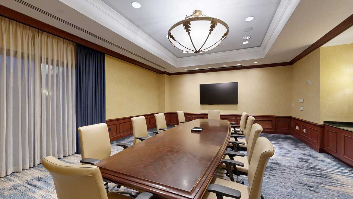 Boardroom meeting space