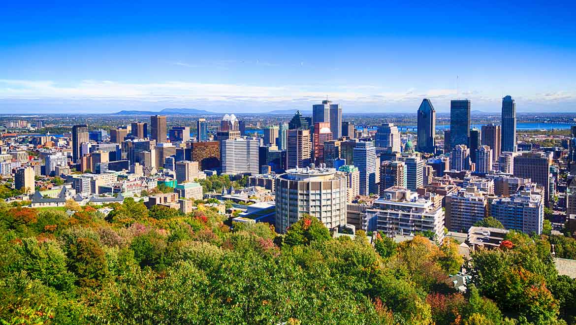 Aerial of city