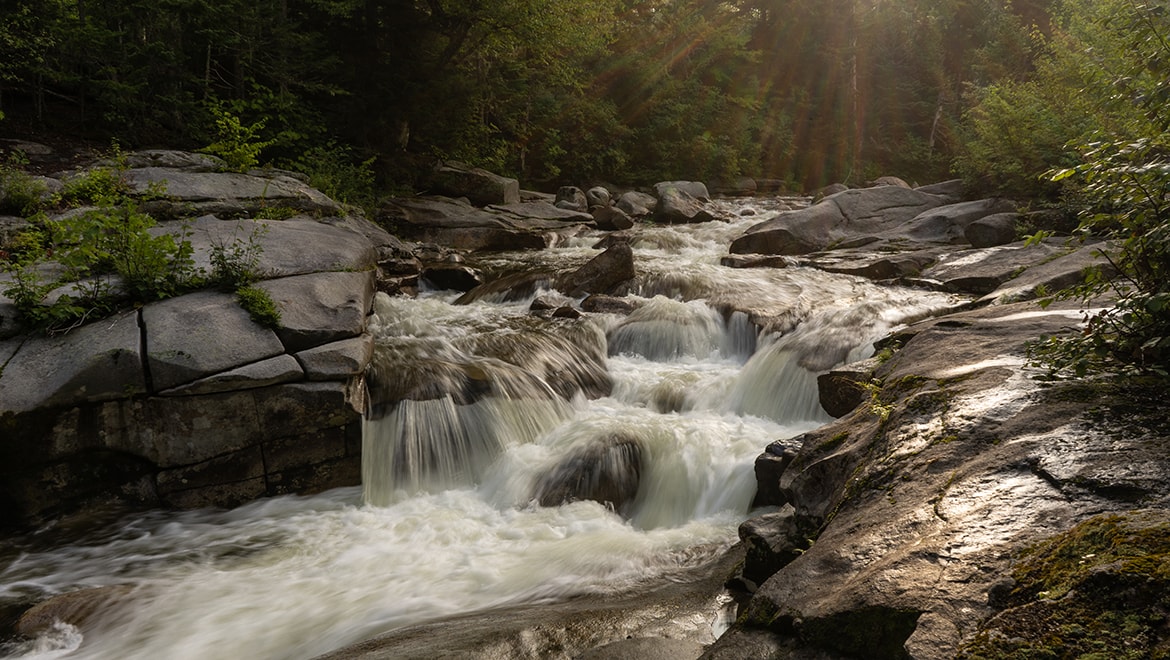 Flowing river