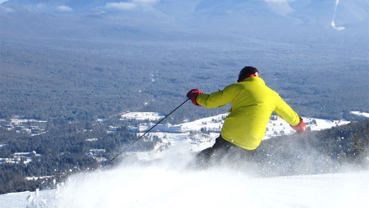 Person skiing