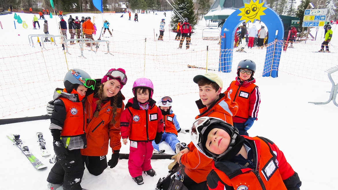 Kids ski class